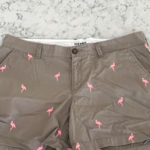 Old Navy flamingo shorts